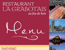 Menu du restaurant La Grabotais