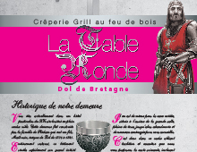 Menu du restaurant La Table Ronde