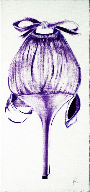 Violet shoe